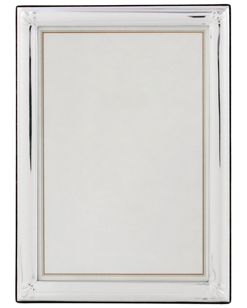 Eccolo Fleur De Lis Sterling Silver Frame In White