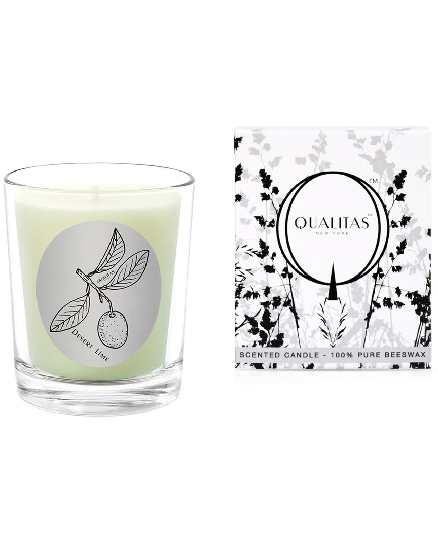 Qualitas Desert Lime 6.5oz Beeswax Candle