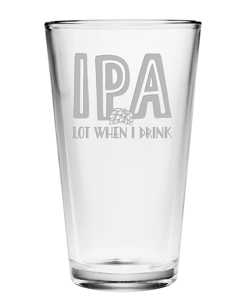 Susquehanna Glass Set Of Four Ipa Lot Pint Glasses