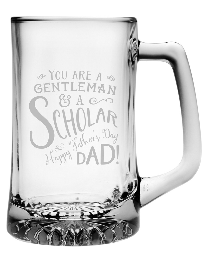 Susquehanna Glass Gentleman & A Scholar Jumbo Beer Mug