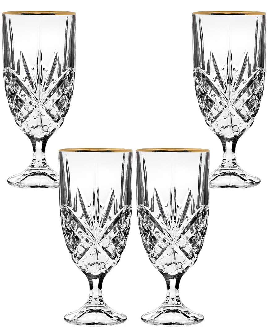 Godinger Dublin Set Of 4 Iced Glasses
