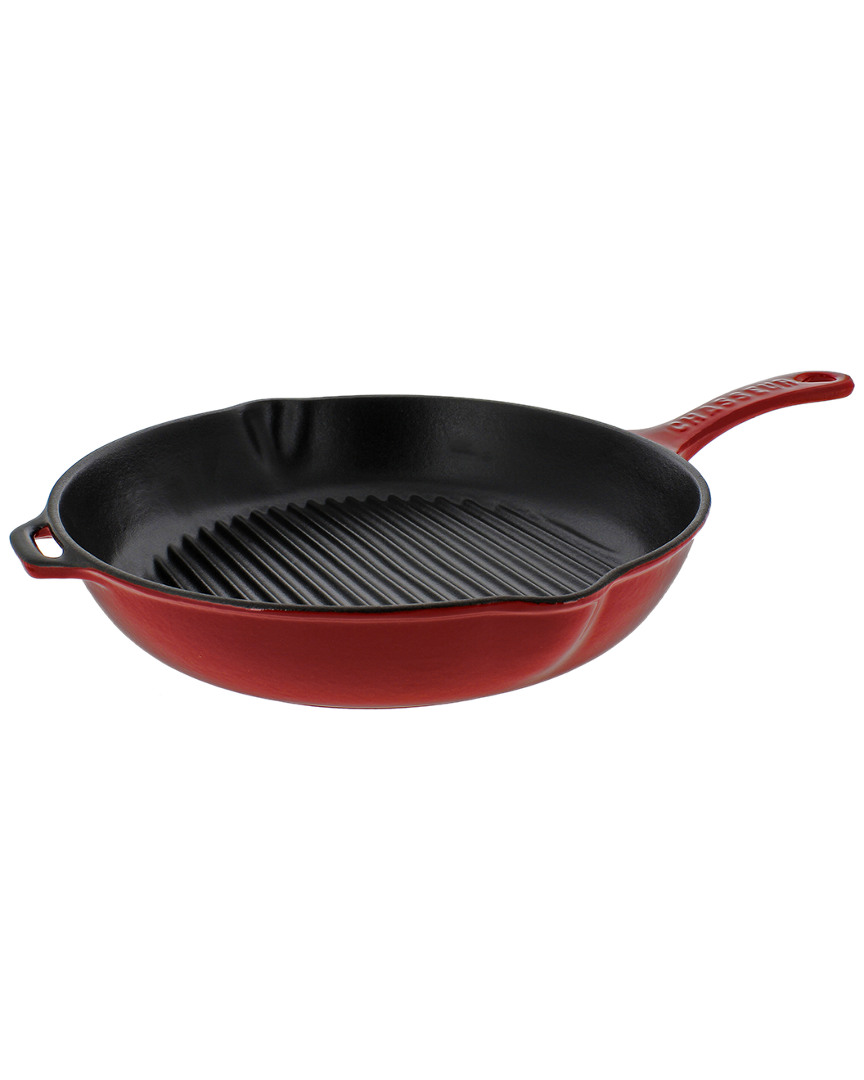 Chasseur 10in French Enameled Cast Iron Grill