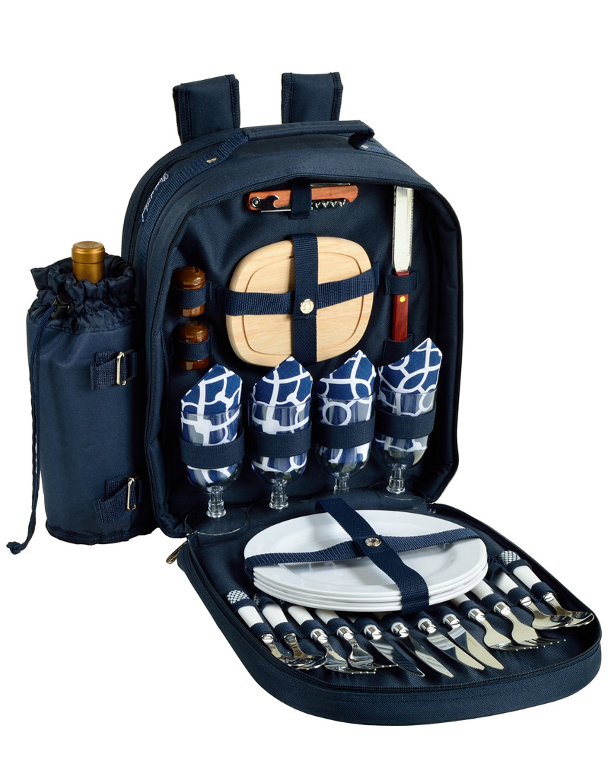 PICNIC AT ASCOT PICNIC AT ASCOT TRELLIS PICNIC BACKPACK FOR FOUR