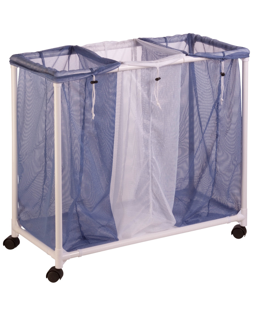 Honey-can-do 3-bag Mesh Laundry Sorter In Nocolor