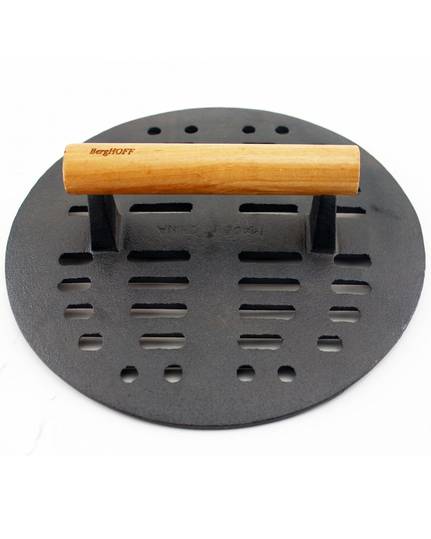 Berghoff Cast Iron Slotted Steak Press In Nocolor