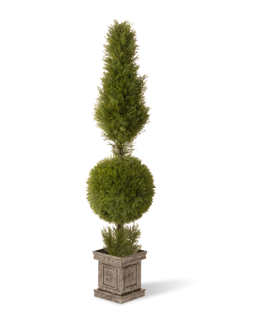National Tree Company Juniper Cone & Ball Topiary In Pot