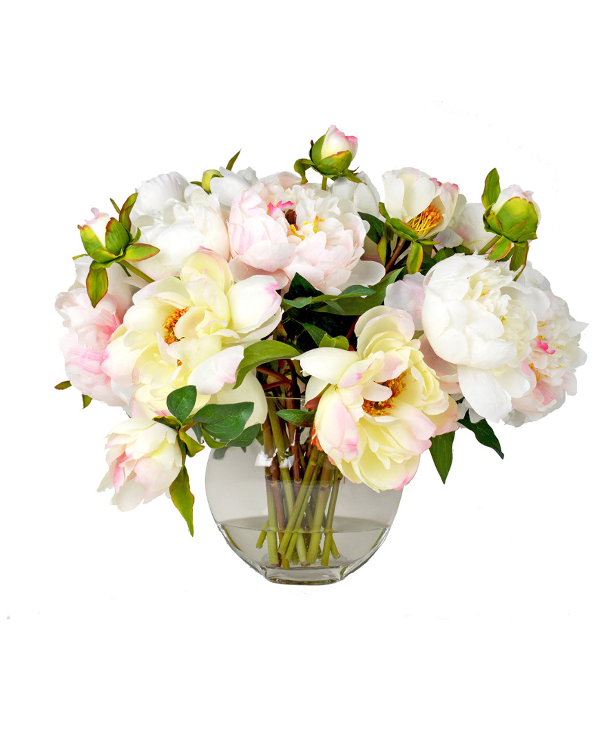 Creative Displays Pink & Cream Peony Floral Arrangement