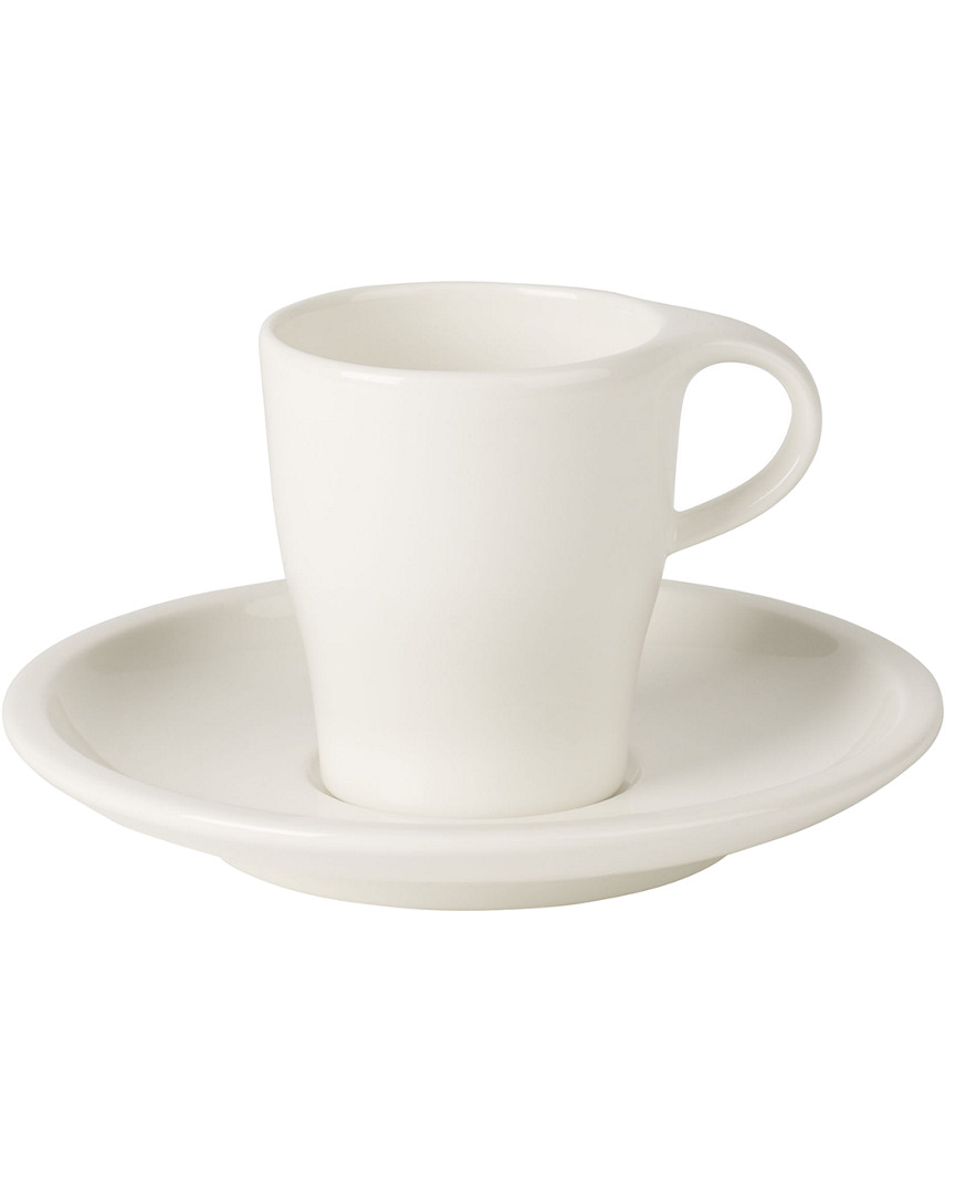 Villeroy & Boch Coffee Passion Collection Doppio Espresso Cup & Saucer Set