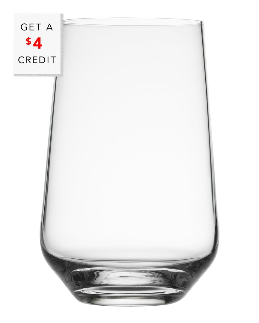 Iittala Set Of 2 18.5oz Essence Universal Glasses With $4 Credit In Nocolor