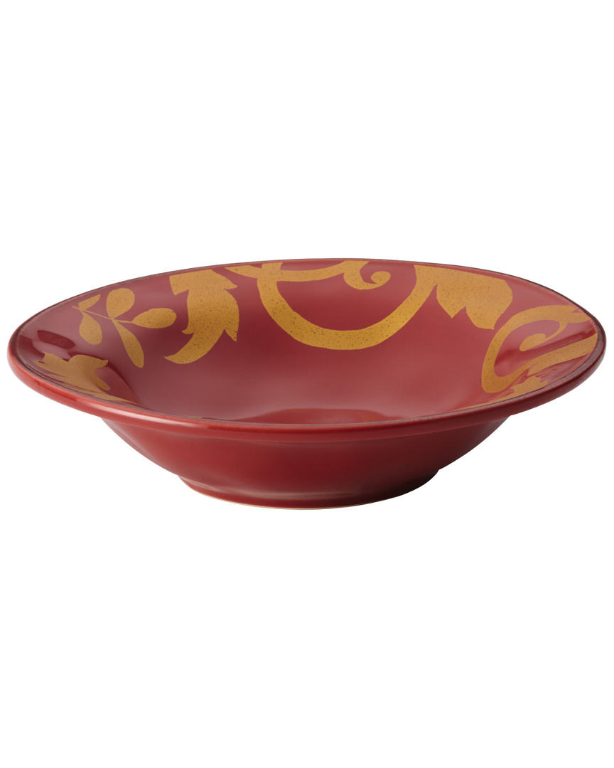 Rachael Ray Gold Scroll 12.25in Serving Bowl