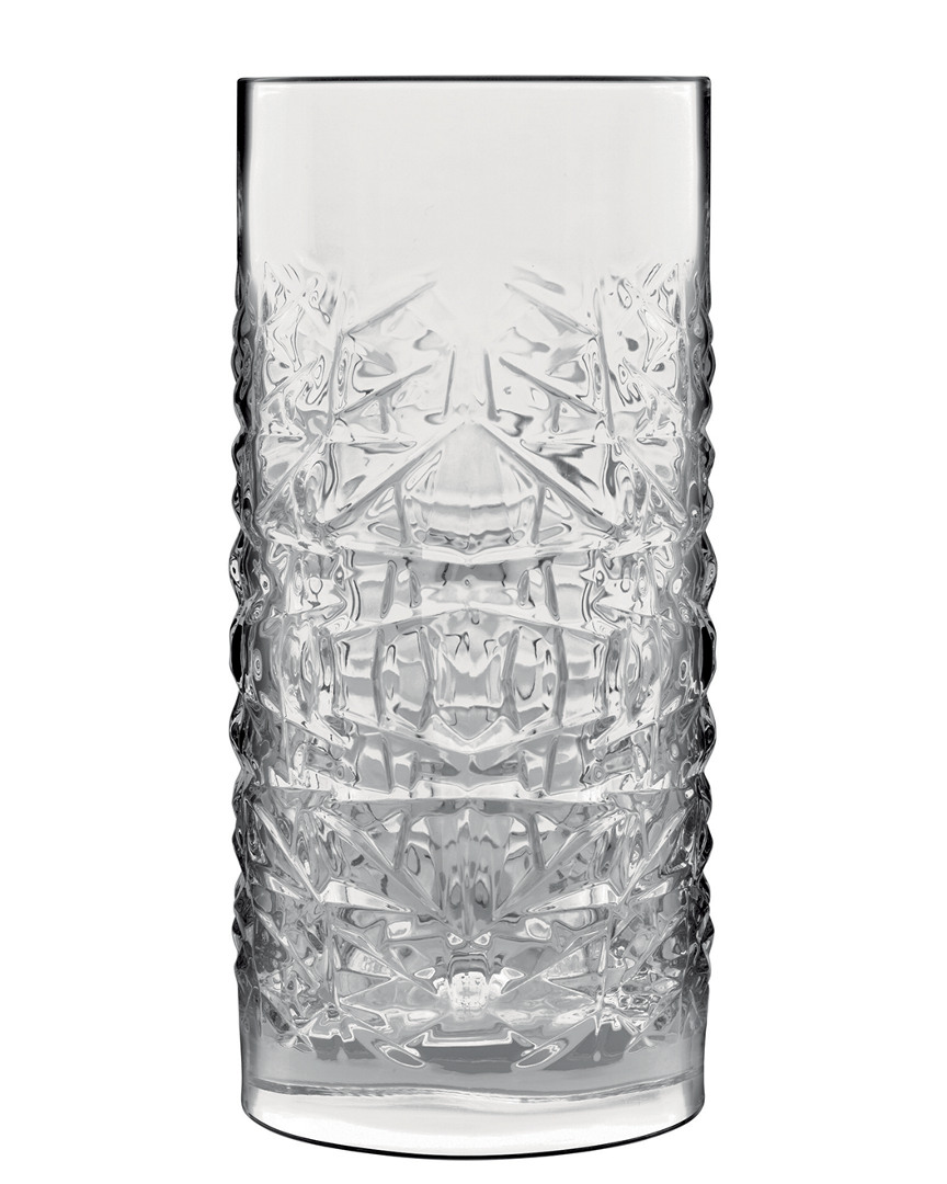 Luigi Bormioli Mixology 16.25oz Textures Hi-ball Drinking Glasses (set Of 4)