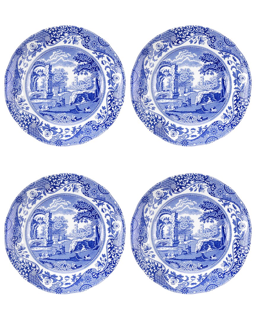 SPODE SPODE SET OF 4 ITALIAN BREAD & BUTTER PLATES