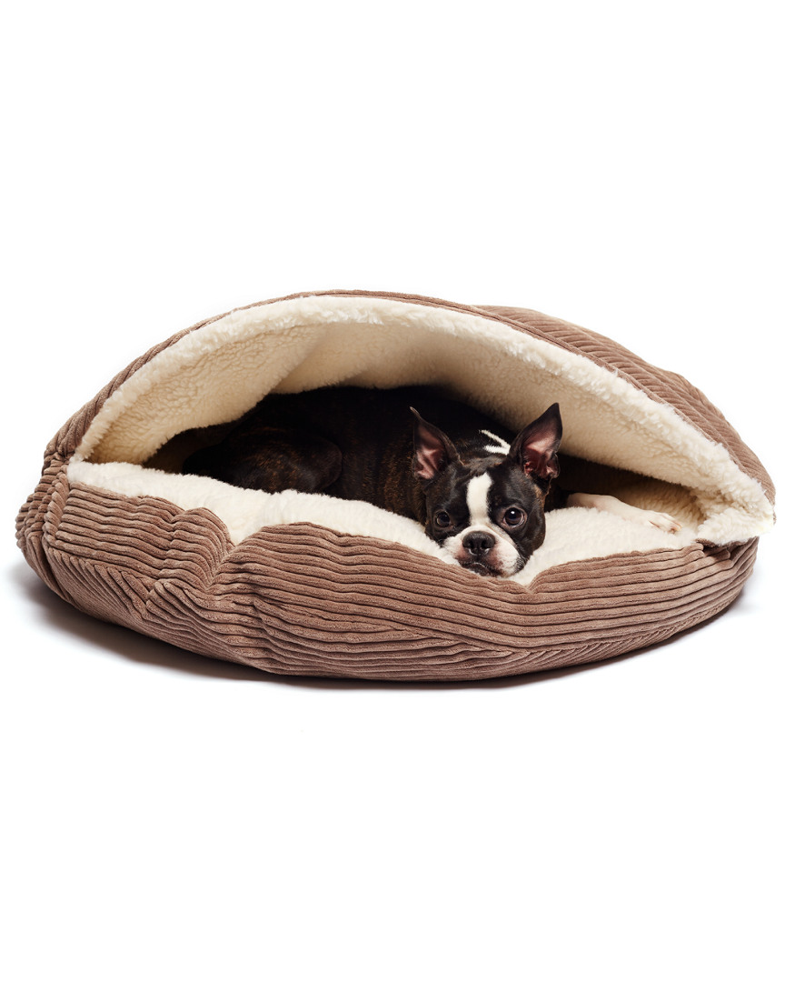 Precious Tails Plush Corduroy Round Cave