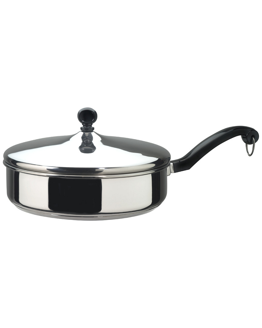 Farberware Classic Series Stainless Steel 4.5qt Covered Saute Pan
