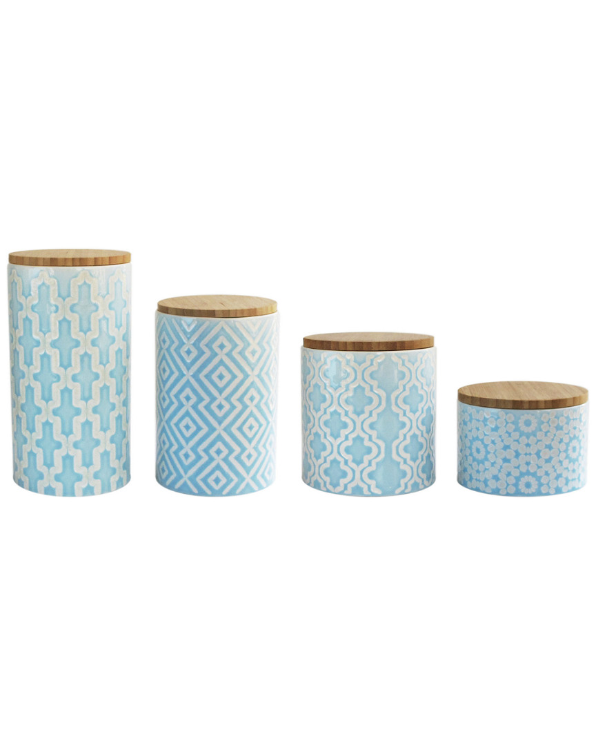 Jay Imports Arabesque 4pc Canister Set