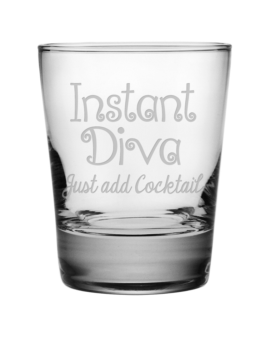Susquehanna Glass Set Of Four 13.25oz Instant Diva Cocktail Glasses