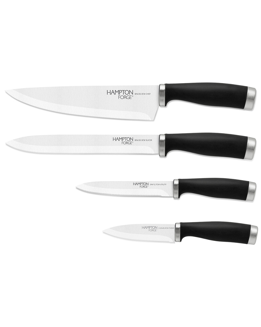 Hampton Forge Epicure 4pc Soft Grip Cutlery Set