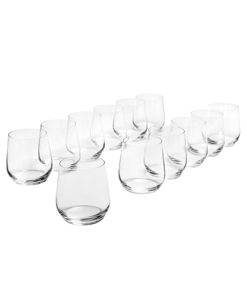 Ten Strawberry Street Set Of 12 Stemless Wine Glasses