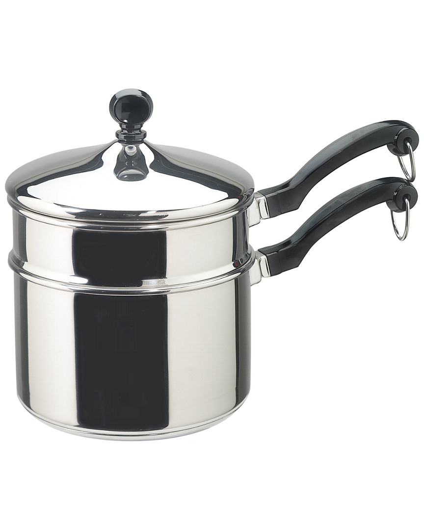 Shop Farberware Classic Stainless Steel Double Boiler And Saucepan With Lid