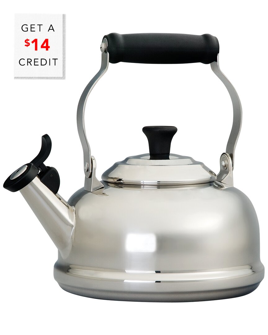 LE CREUSET 1.8QT CLASSIC WHISTLING KETTLE WITH $14 CREDIT