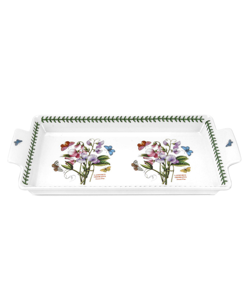 Shop Portmeirion Botanic Garden Sandwich Tray In White
