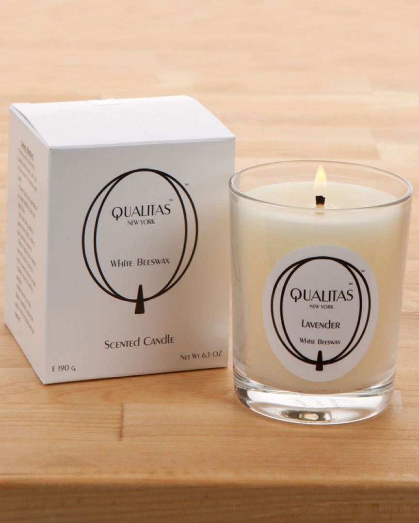 Qualitas Lavender 6.5oz Beeswax Candle