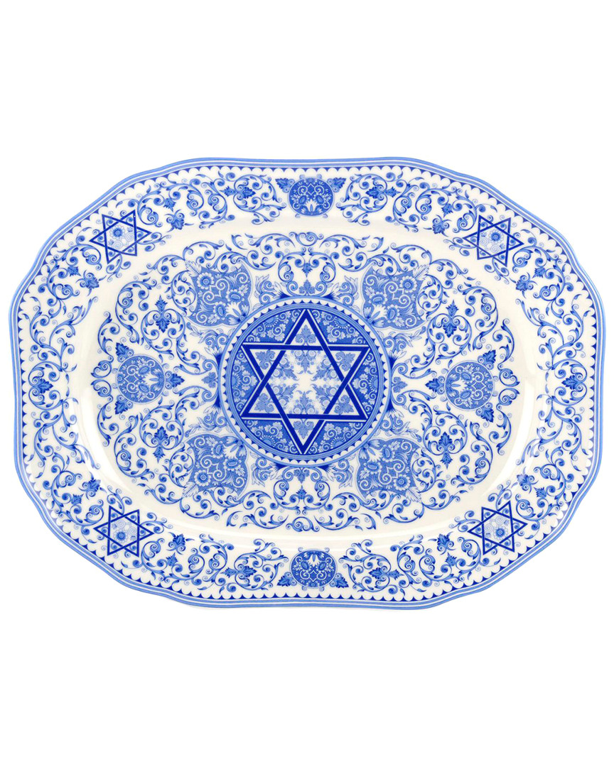 Spode Judaica 14in Oval Platter