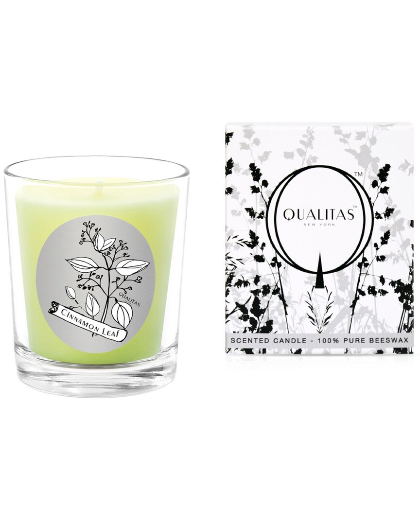 Qualitas Cinnamon Leaf 6.5oz Beeswax Candle