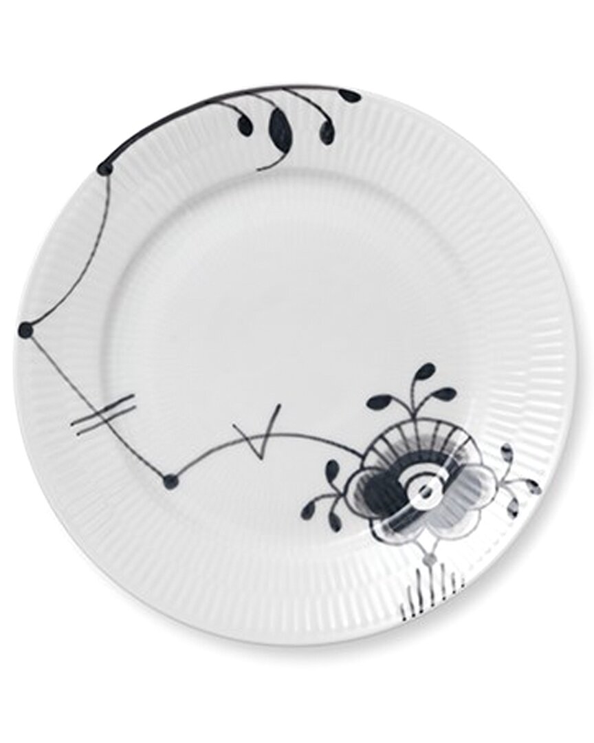 Royal Copenhagen Black Fluted Mega Salad Plate