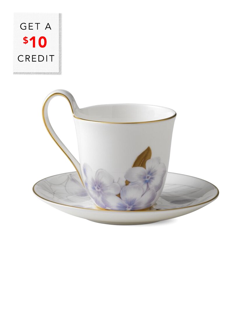 Royal Copenhagen 8.5oz Flora Rhododendron Cup & Saucer With $10 Credit