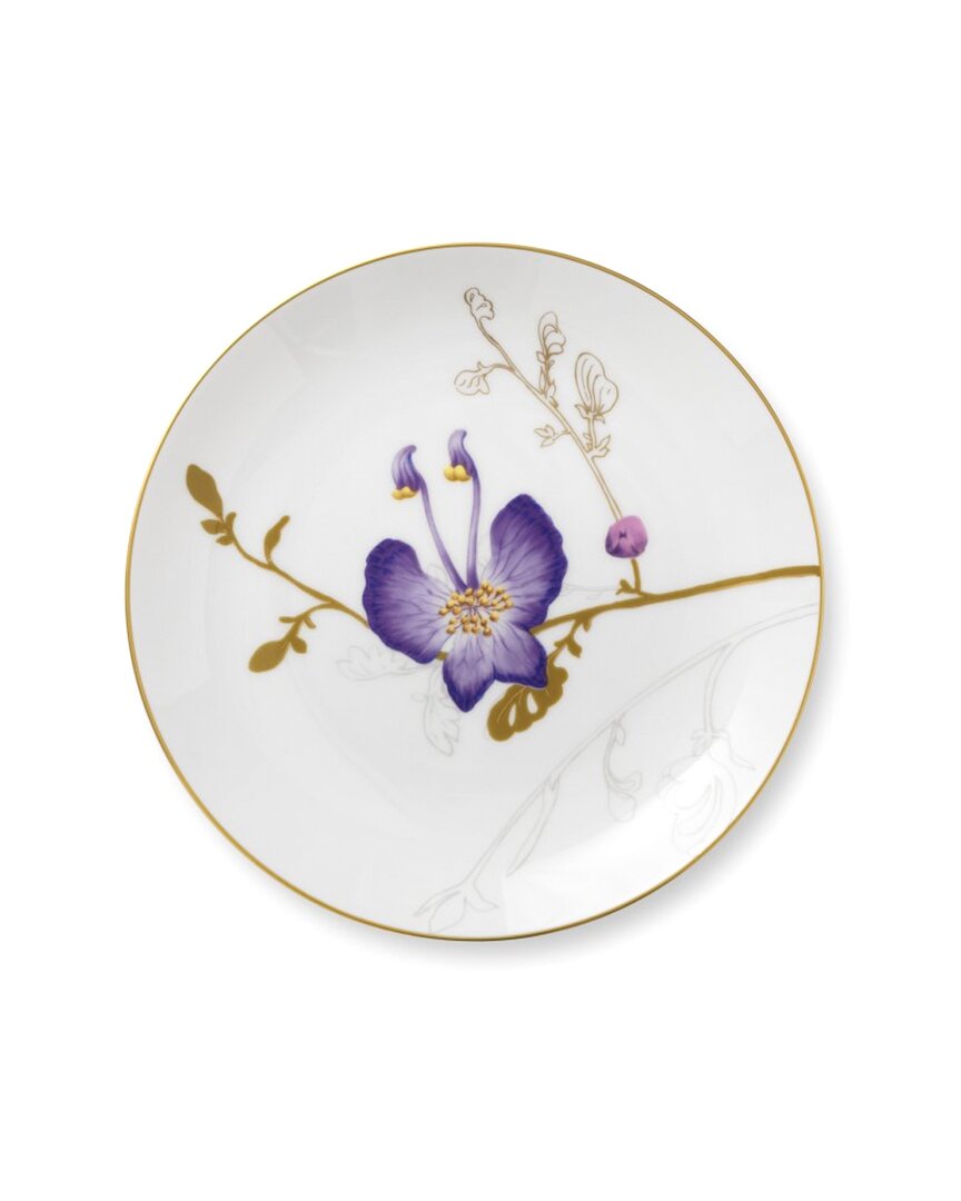 Royal Copenhagen 8.75in Pansy Flora Salad Plate