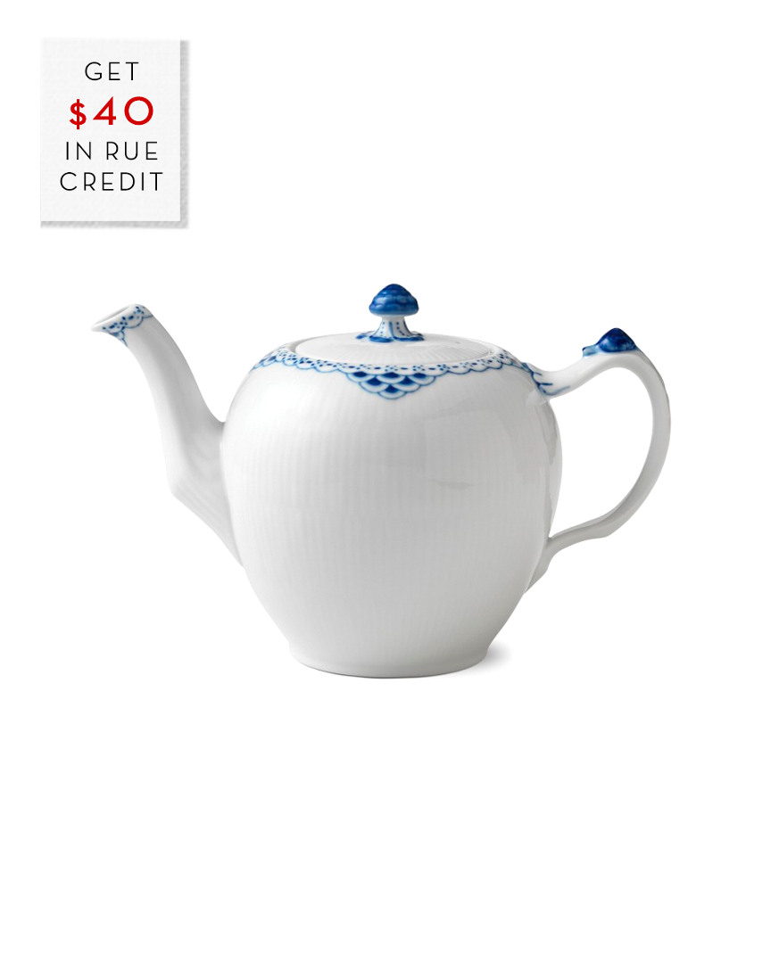 Royal Copenhagen Princess Tea Pot With $40 Credit