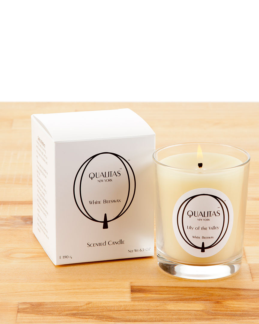 Qualitas Lily Of The Valley 6.5oz Beeswax Candle