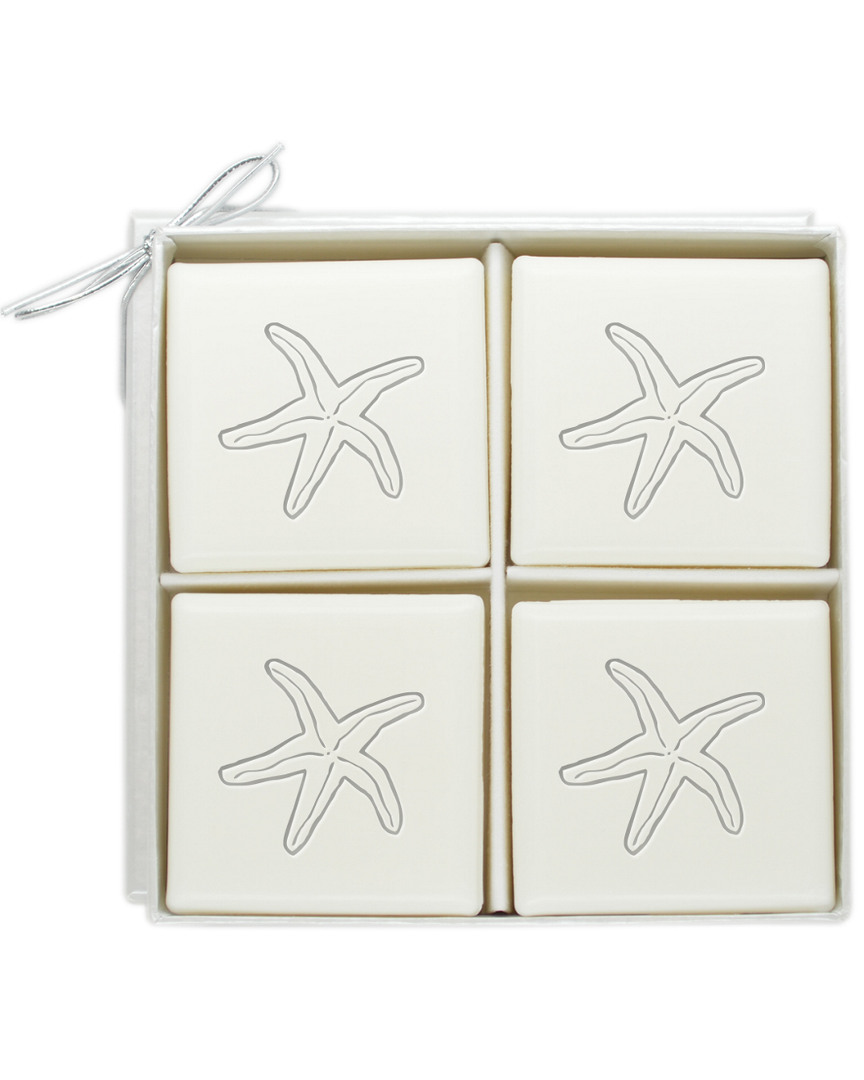 Carved Solutions Eco-luxury Starfish 4-bar Soap Set