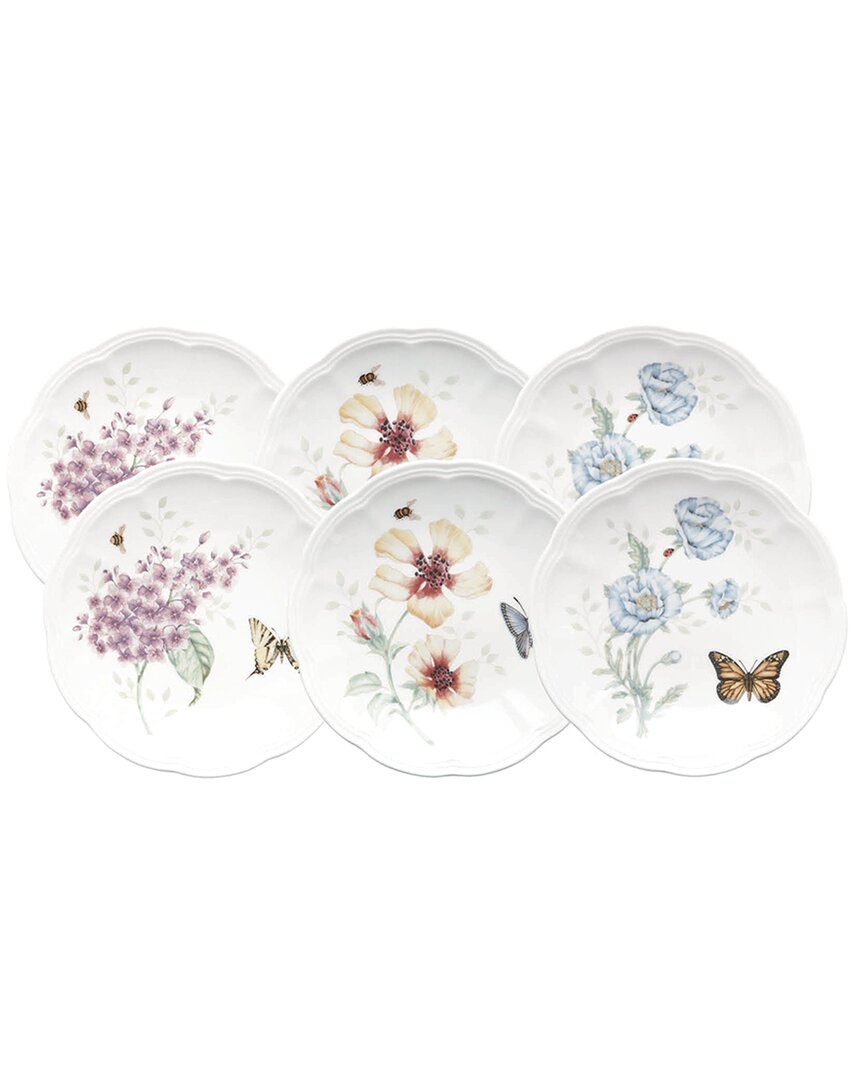 Lenox Butterfly Meadow Set Of 6 Party Plates
