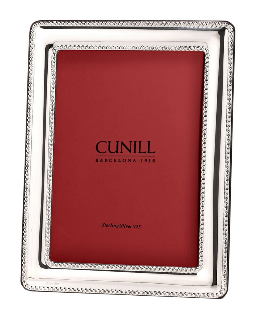 Cunill Sterling Silver Palacio Pearls Frame In Multicolor