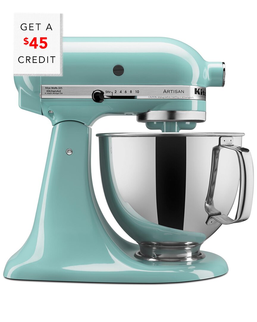Kitchenaid ¨ Artisan¨ Series 5qt Tilt-head Stand Mixer With $45 Credit In Blue