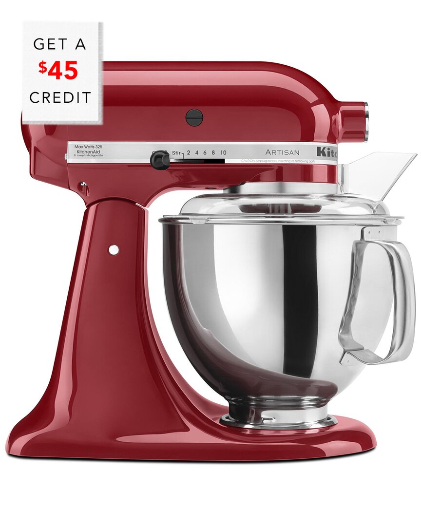 Kitchenaid Â¨ Artisanâ¨ Series 5qt Tilt-head Stand Mixer With $45 Credit In Red