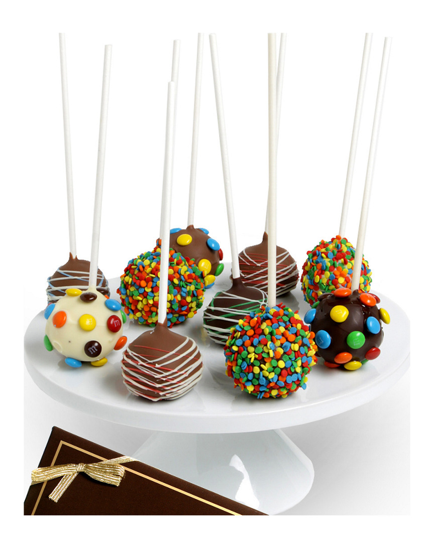 Chocolate Covered Company 10pc Birthday Belgian Chocolate Covered Cake Pops