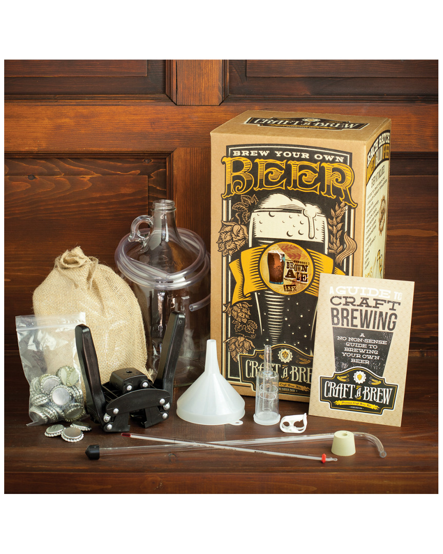 Craft A Brew Brown Ale Brewing Kit & Capping Kit