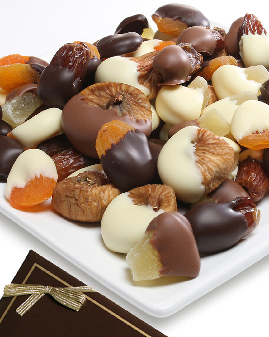 Chocolate Covered Company 1lb Mixed Belgian Chocolate Dipped Dried Fruit Assortment