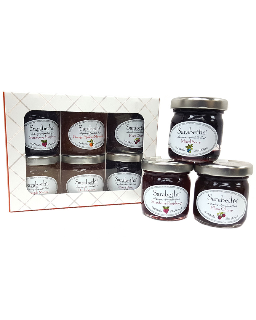 Sarabeth's Mini Jar Preserves Sampler Set In Silver