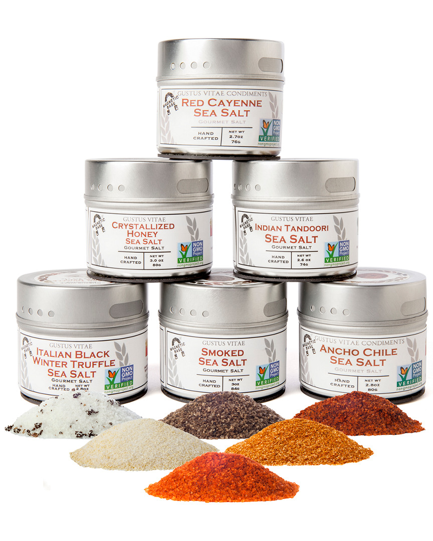 Gustus Vitae Do Not Use  Gourmet Finishing Salts Collection