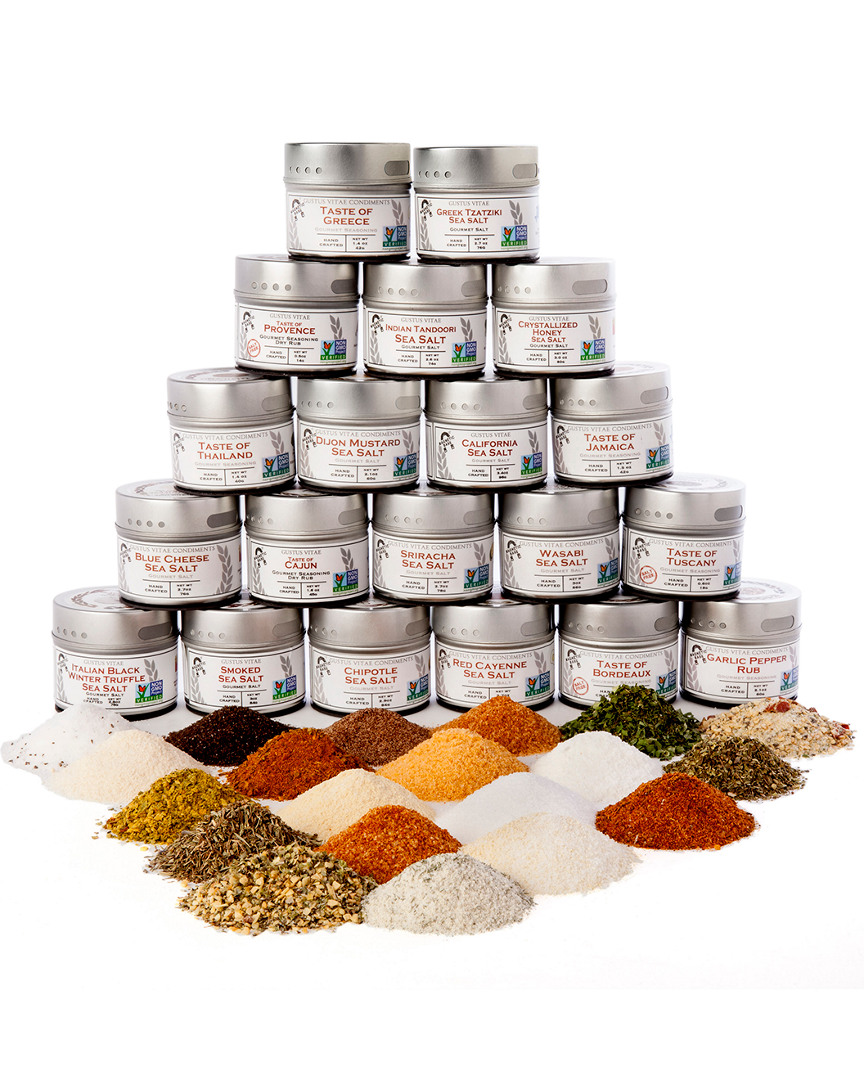 Gustus Vitae Do Not Use  Ultimate Gourmet Salt & Artisan Spice Blend Collection