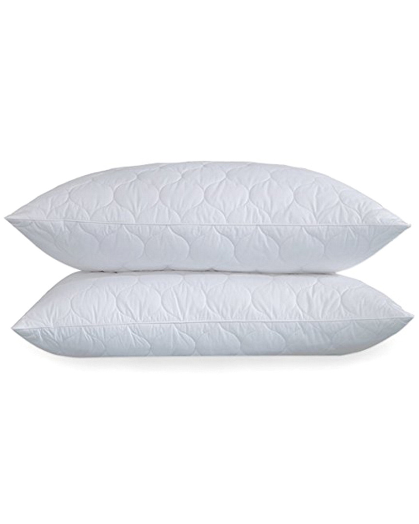 Peace Nest Quilted Feather & Down 2pc Pillow Set