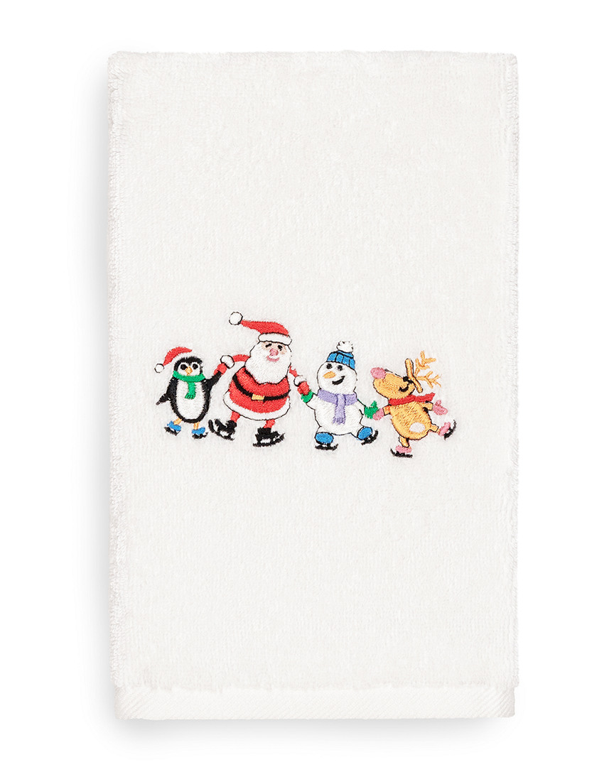 Linum Home Textiles Christmas Skating Party Hand Towel