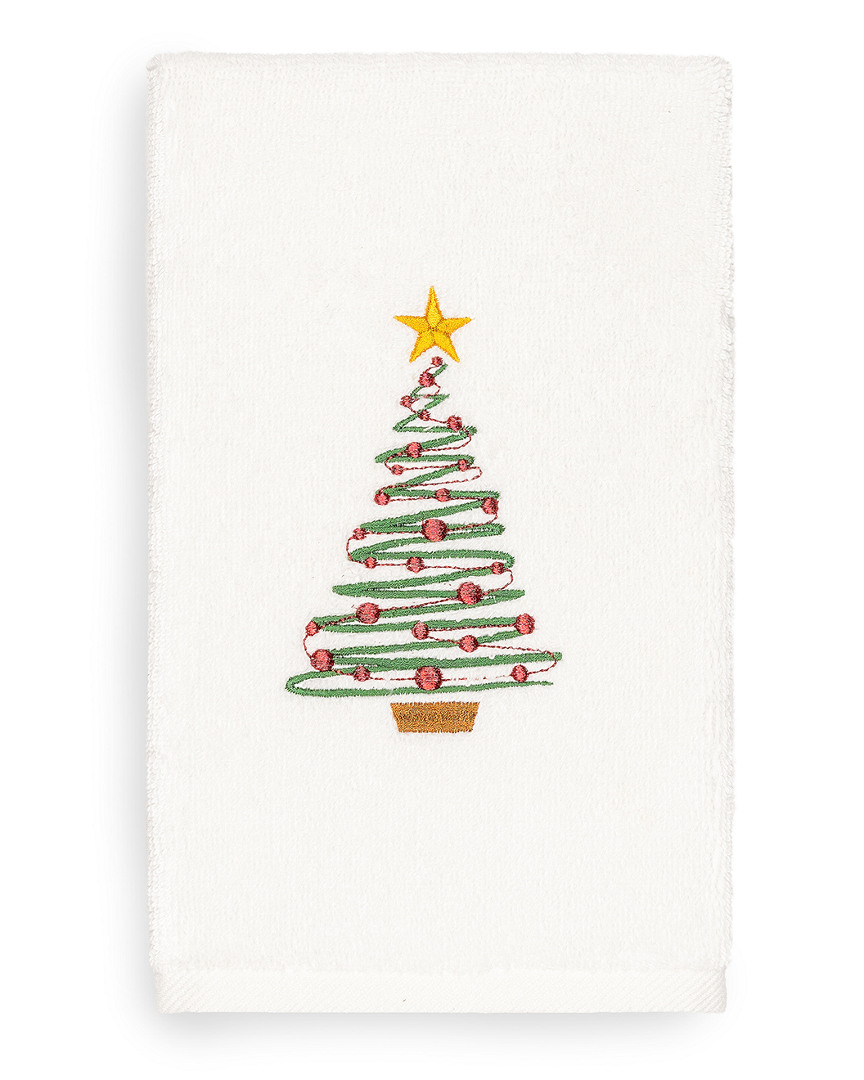 Linum Home Textiles Christmas Tree Hand Towel In Multi