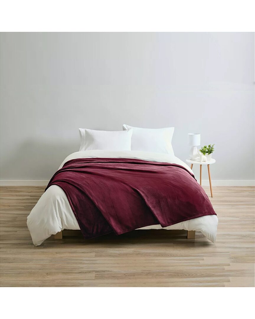 SUNBEAM SUNBEAM QUEEN SIZE ELECTRIC FLEECE HEATED BLANKET WITH DUAL ZONE