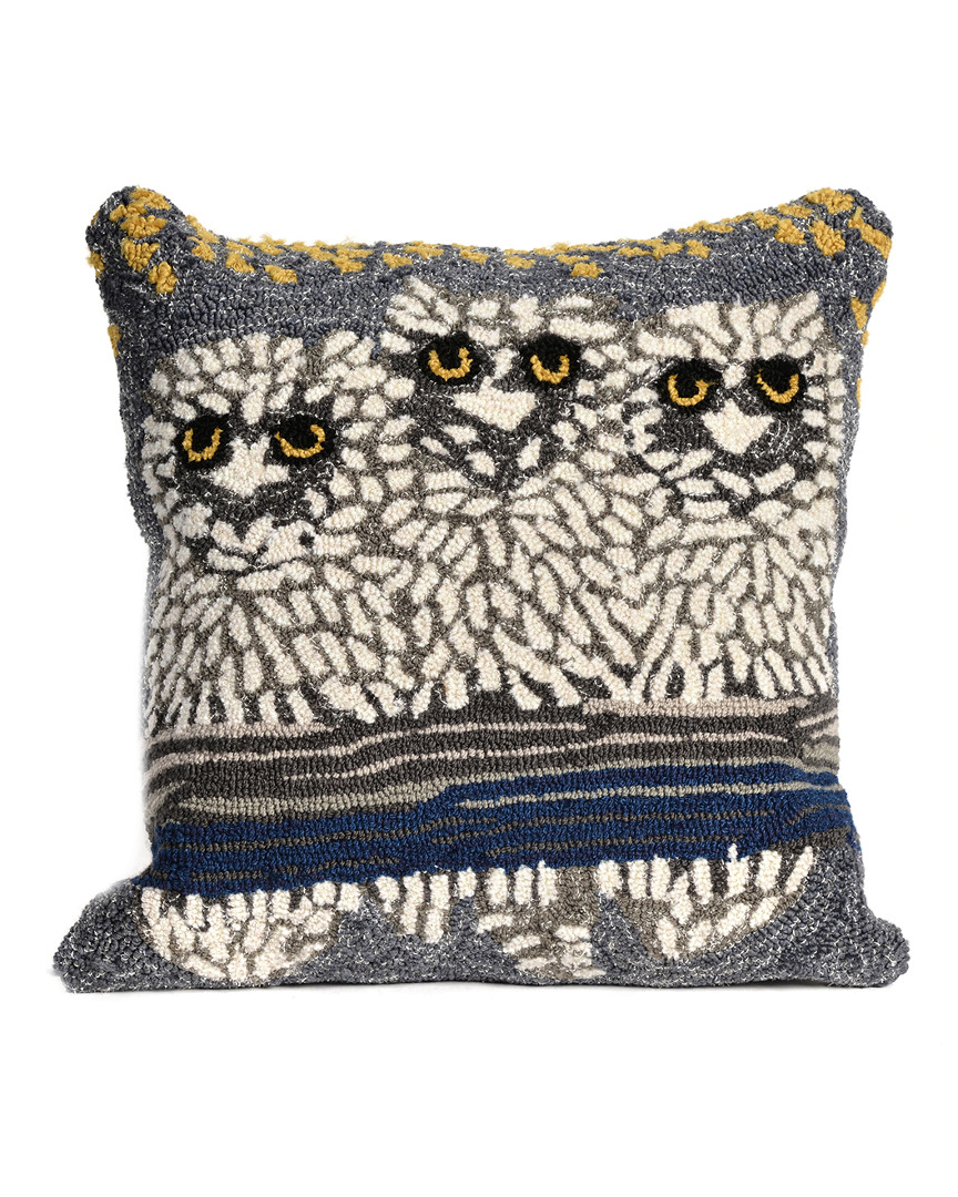 Liora Manne Frontporch Owls Indoor/outdoor Pillow
