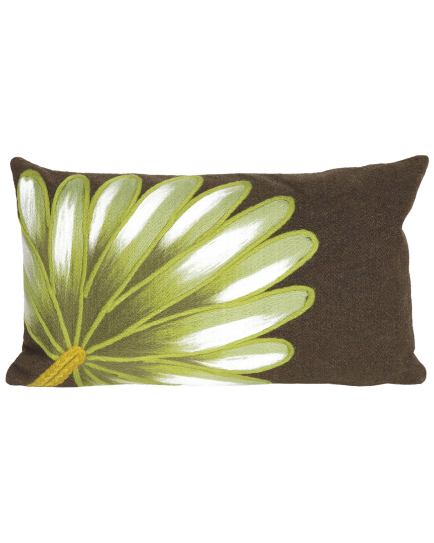 Liora Manne Visions Ii Palm Fan Indoor/outdoor Pillow